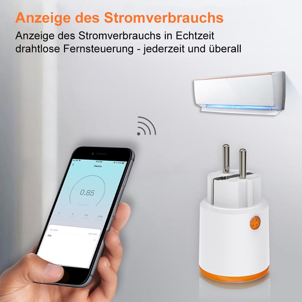 1-8X NEO NAS-WR10BH ZigBee Smart Plug Steckdose Stromverbrauchsmessung HomeKit