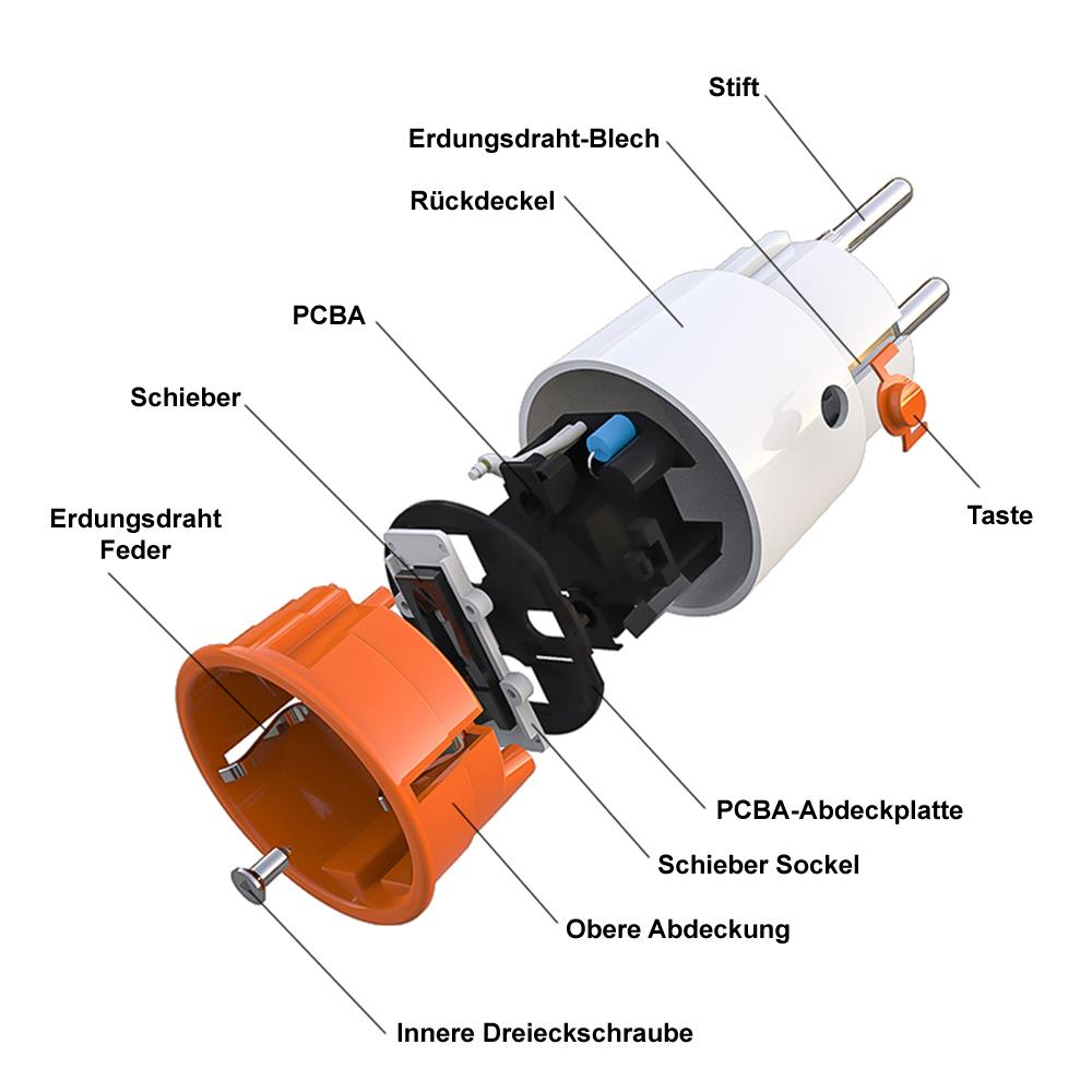 1-8X NEO NAS-WR10BH ZigBee Smart Plug Steckdose Stromverbrauchsmessung HomeKit