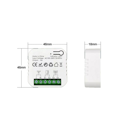 Tuya Zigbee Smart Garagentoröffner Türöffner Kontakt mit Sensor Alexa Google