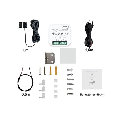 Tuya Zigbee Smart Garagentoröffner Türöffner Kontakt mit Sensor Alexa Google