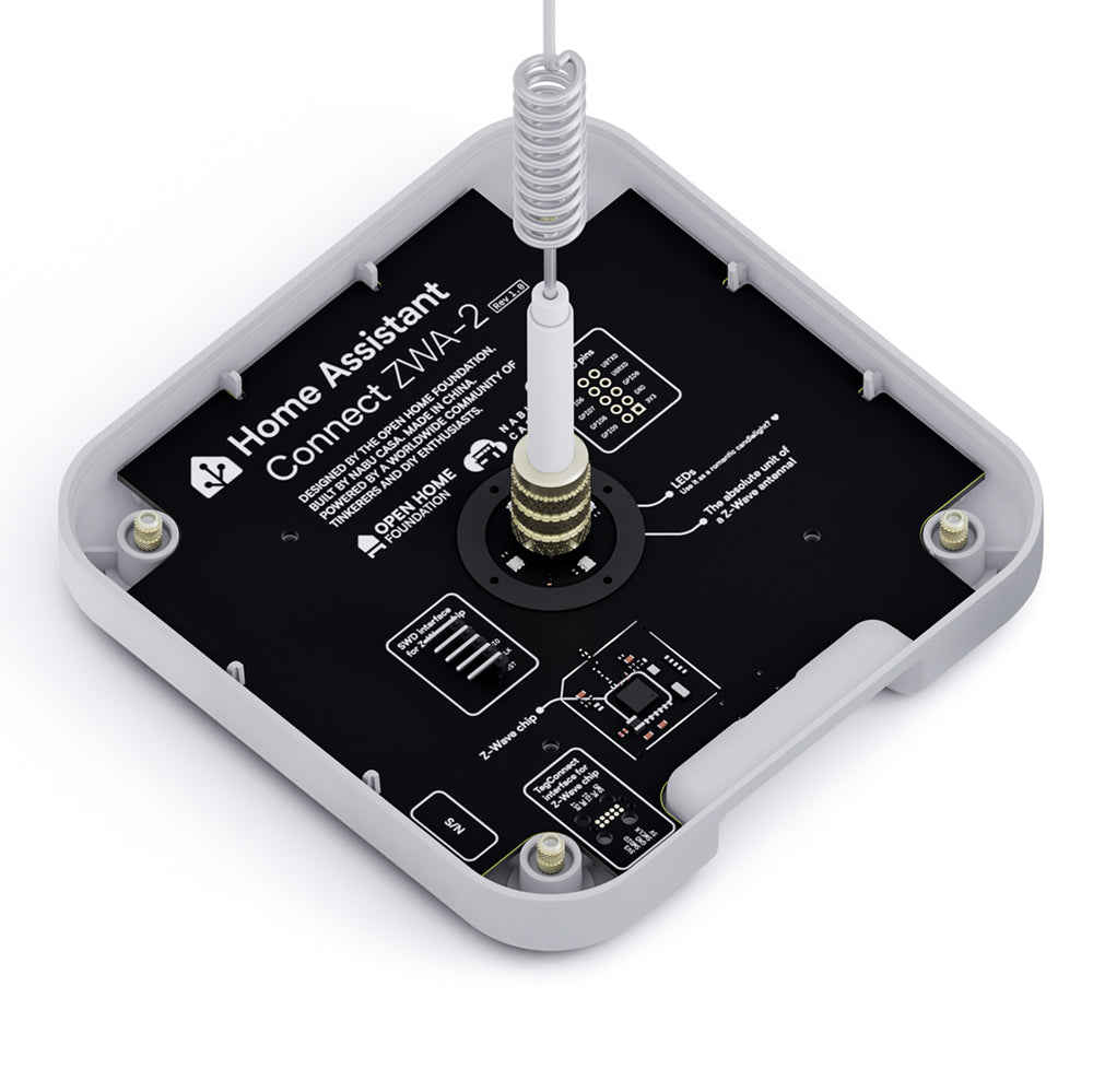 Home Assistant Green Smart Home Hub 2X USB, Gigabit LAN, MicroSD & Connect ZWA-2