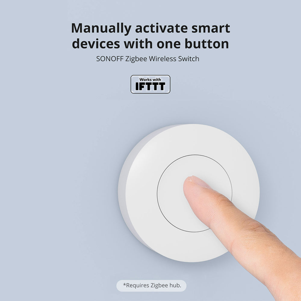 Sonoff SNZB-01P ZigBee 3.0 Smart Wireless Switch Button Schalter Taster Remote