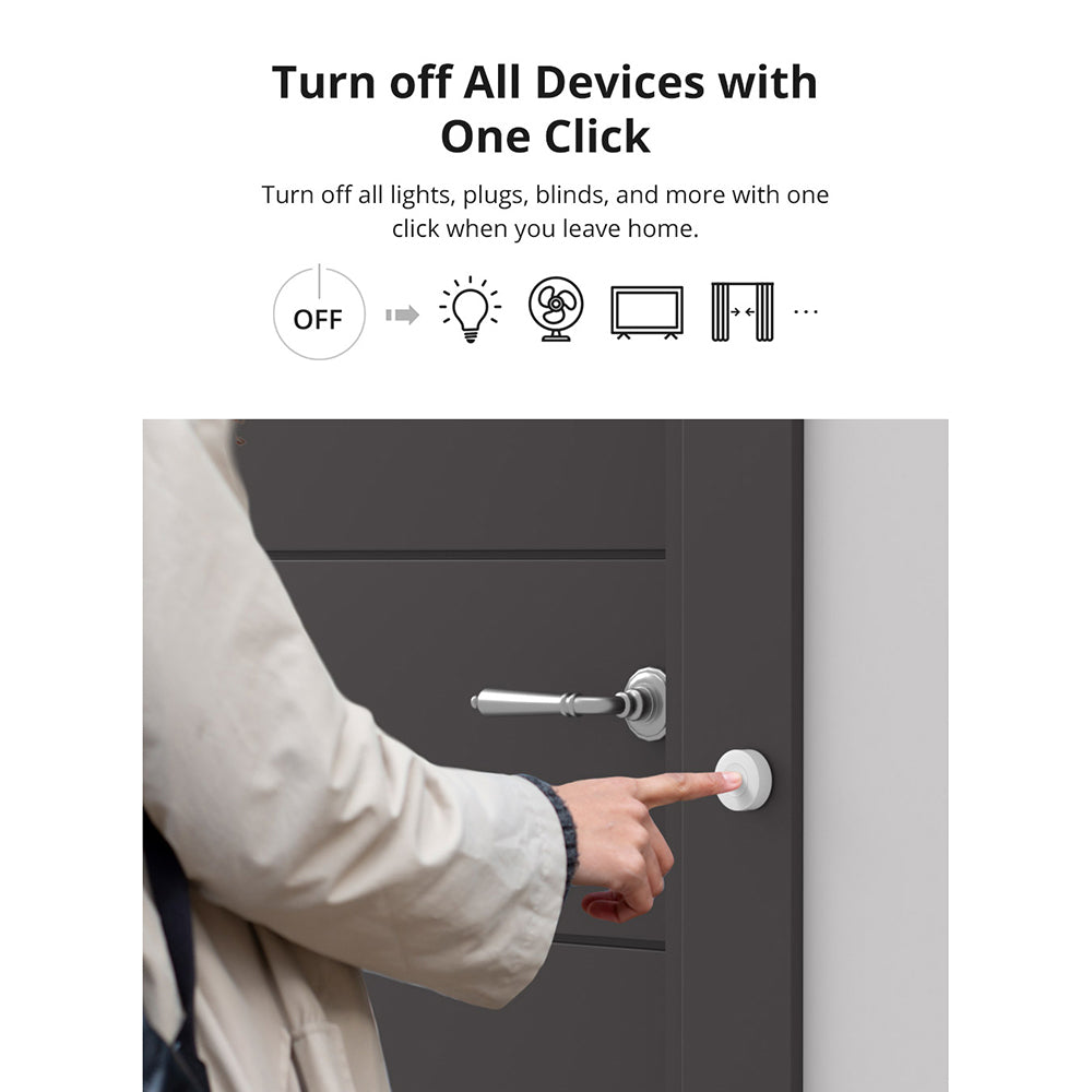 Sonoff SNZB-01P ZigBee 3.0 Smart Wireless Switch Button Schalter Taster Remote