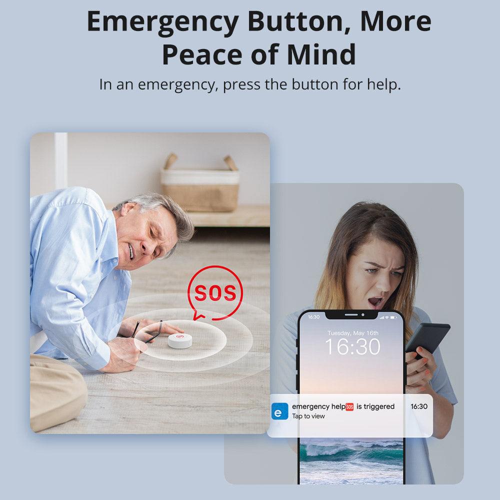 Sonoff SNZB-01P ZigBee 3.0 Smart Wireless Switch Button Schalter Taster Remote