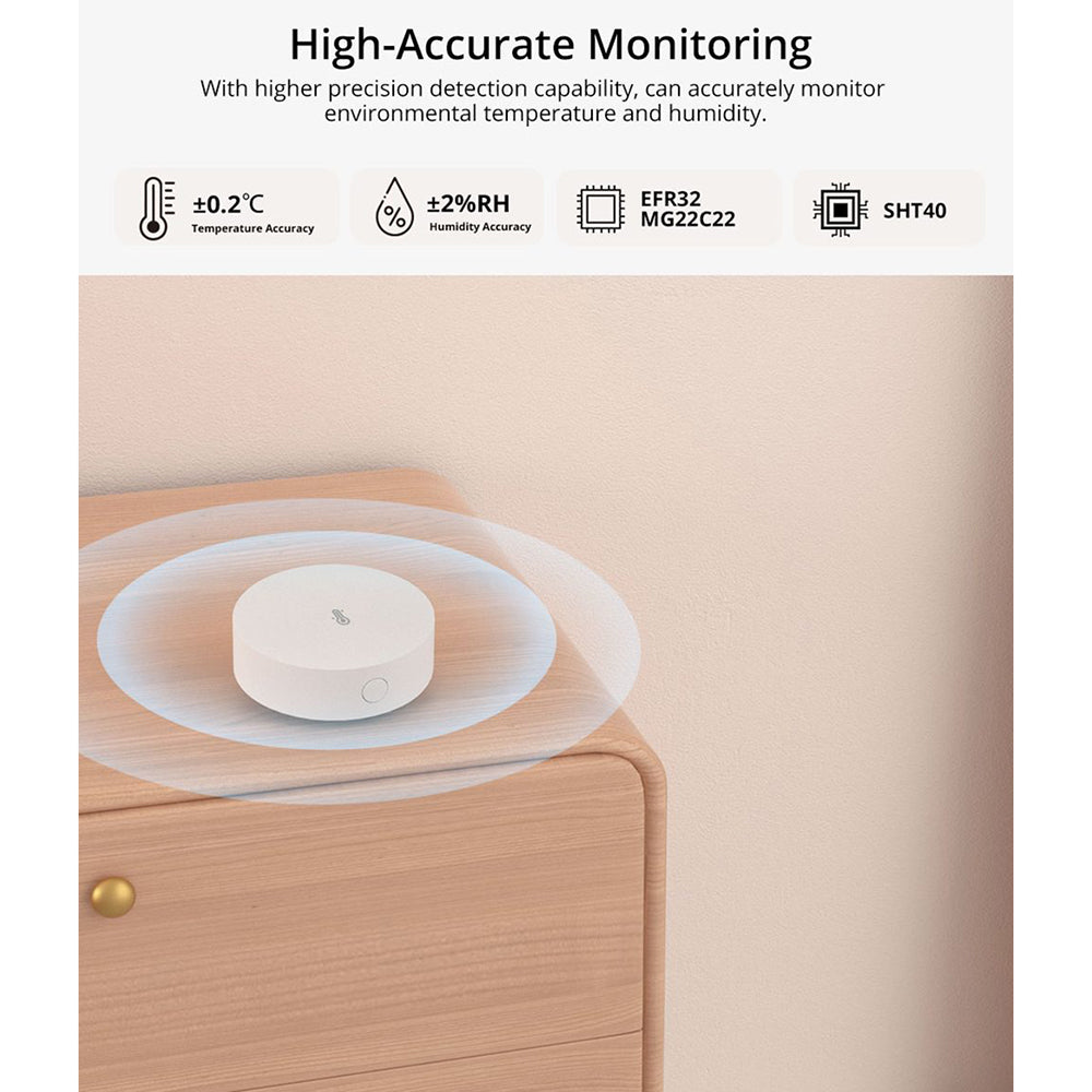 Sonoff SNZB-02P ZigBee 3.0 Smart Temperature Humidity Temperatur Feuchte Sensor