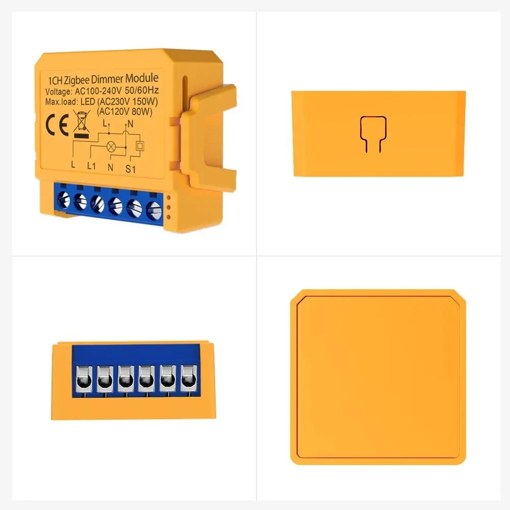 Avatto ZDMS16-1 ZigBee 3.0 1 Kanal 1CH Smart Lichtschalter Dimmer Modul TUYA