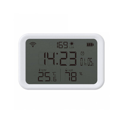 NEO NAS-CW01W TW WiFi 4in1 Wecker Helligkeit Temperatur Feuchtigkeitssensor Tuya