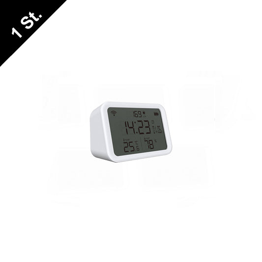 NEO NAS-CW01W TW WiFi 4in1 Wecker Helligkeit Temperatur Feuchtigkeitssensor Tuya