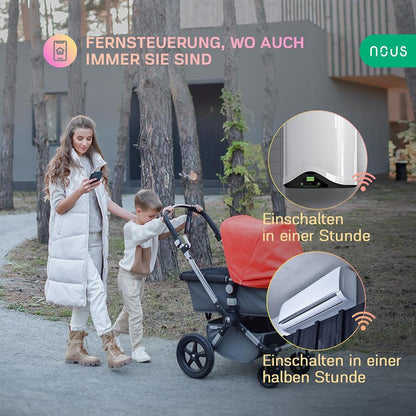 2X Nous A1Z 10A 2500W Verbrauchsmessung ZigBee 3.0 Smart Socket - Alexa - Google