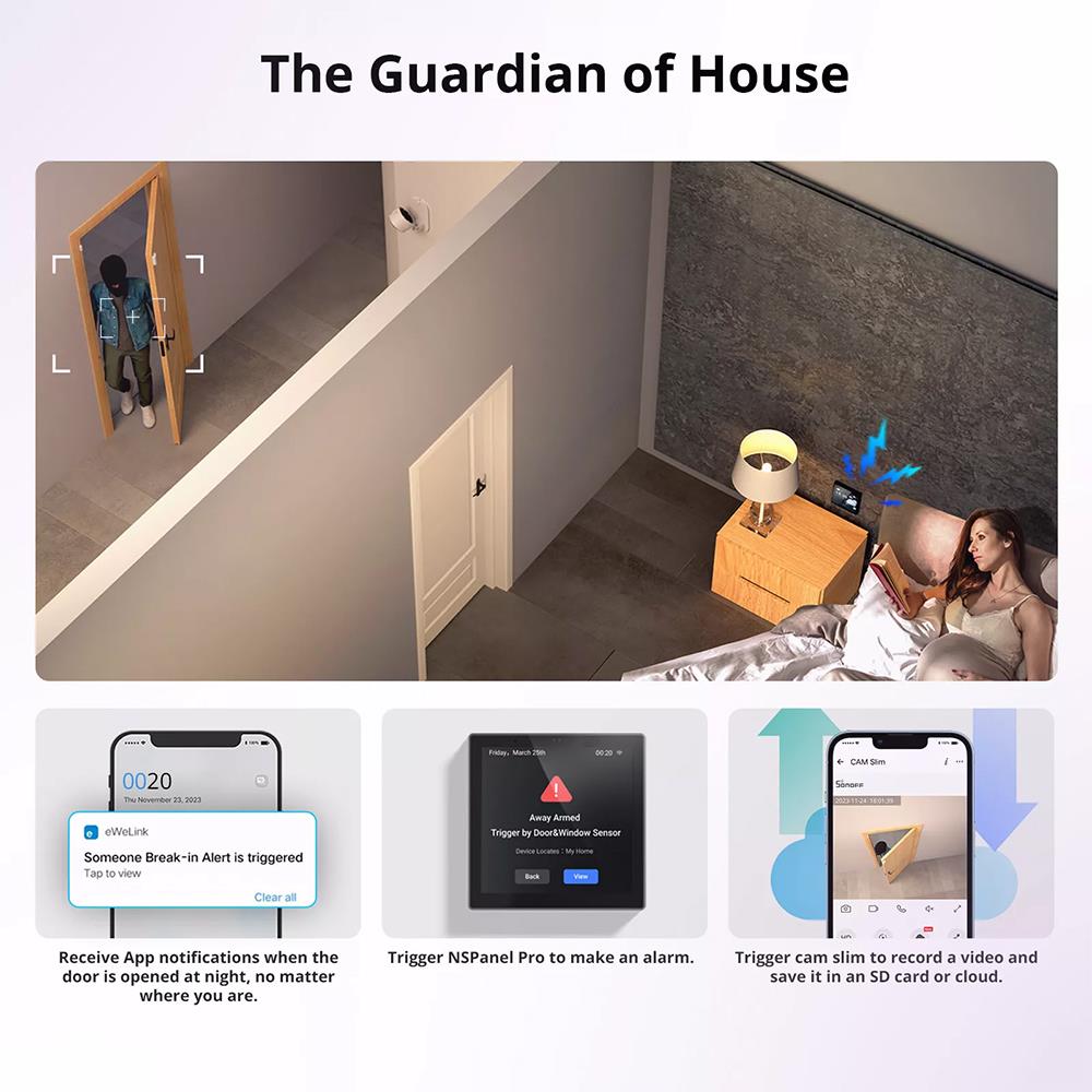 Sonoff SNZB-04P Zigbee 3.0 Smart Tür und Fenster Sensor - Door Window Sensor