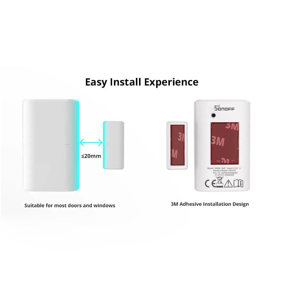 Sonoff SNZB-04P Zigbee 3.0 Smart Tür und Fenster Sensor - Door Window Sensor