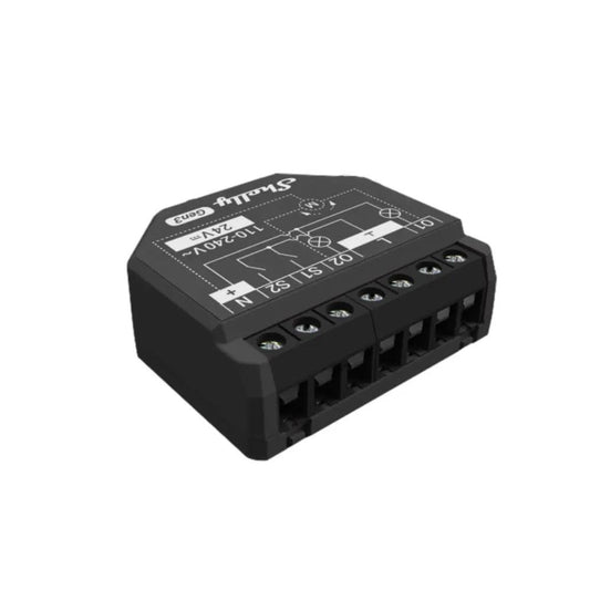 Shelly 2PM Gen3 WiFi 2 Kanal Schalter 16A Power Metering AC 110-240V DC 24V