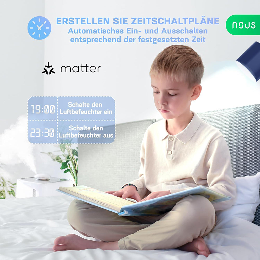 4X Nous A8M 16A 3840W Verbrauchsmessung Matter Smart Socket - Alexa - Google