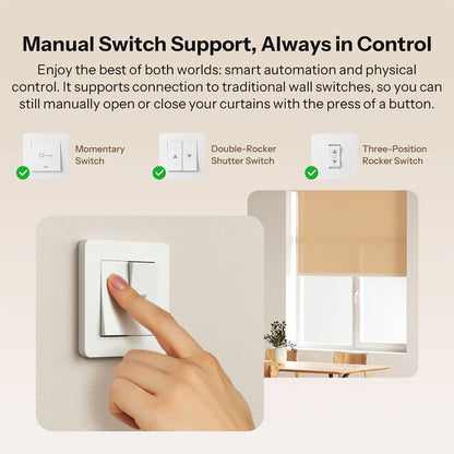 Sonoff MINI-ZBRBS Zigbee 3.0 Rollladen Vorhangmodul Roller Shutter ZHA Z2MQTT