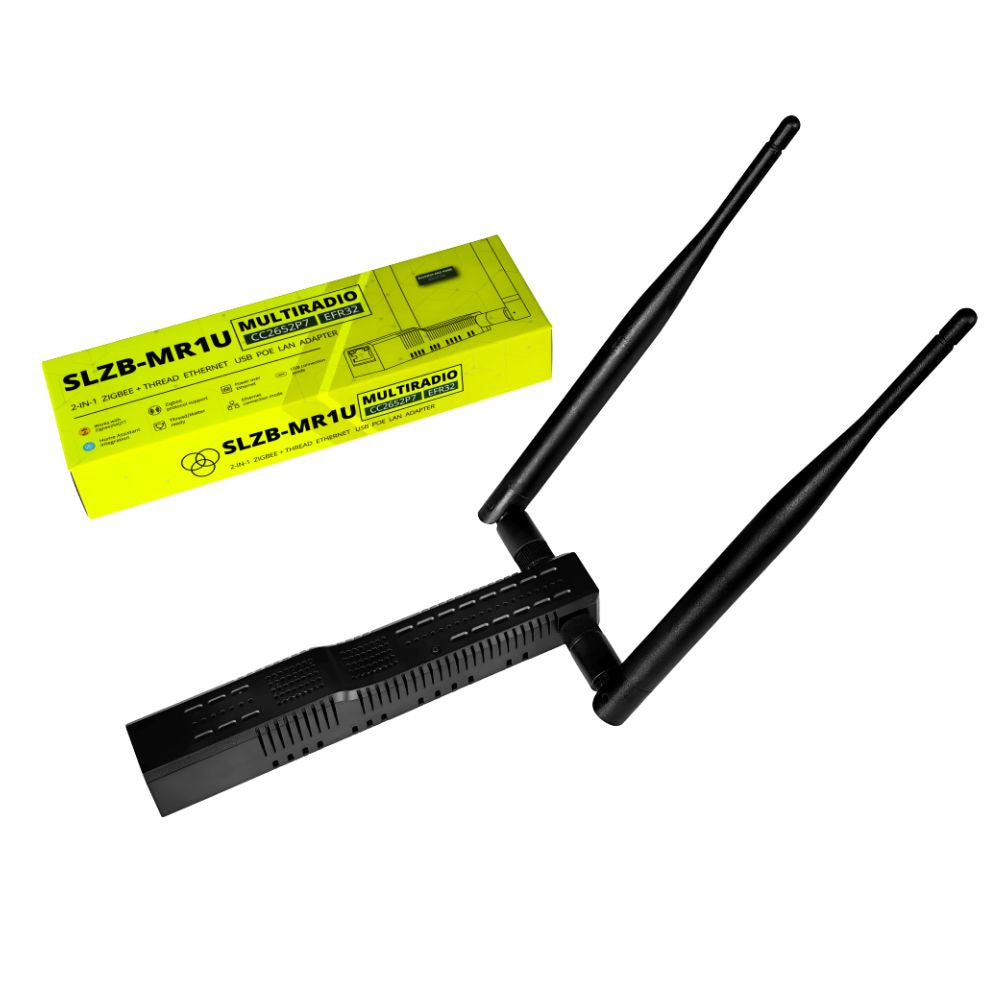 SMLIGHT SLZB-MR1U Zigbee Thread Multiradio CC2652P7 EFR32MG21 LAN PoE USB Wi-Fi
