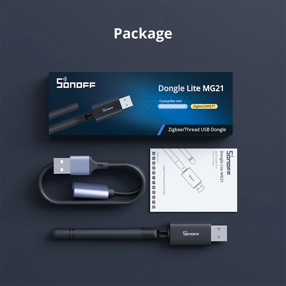 SONOFF Dongle Lite MG21 Zigbee Thread USB Dongle-LMG21 Zigbee2MQTT ZHA Router