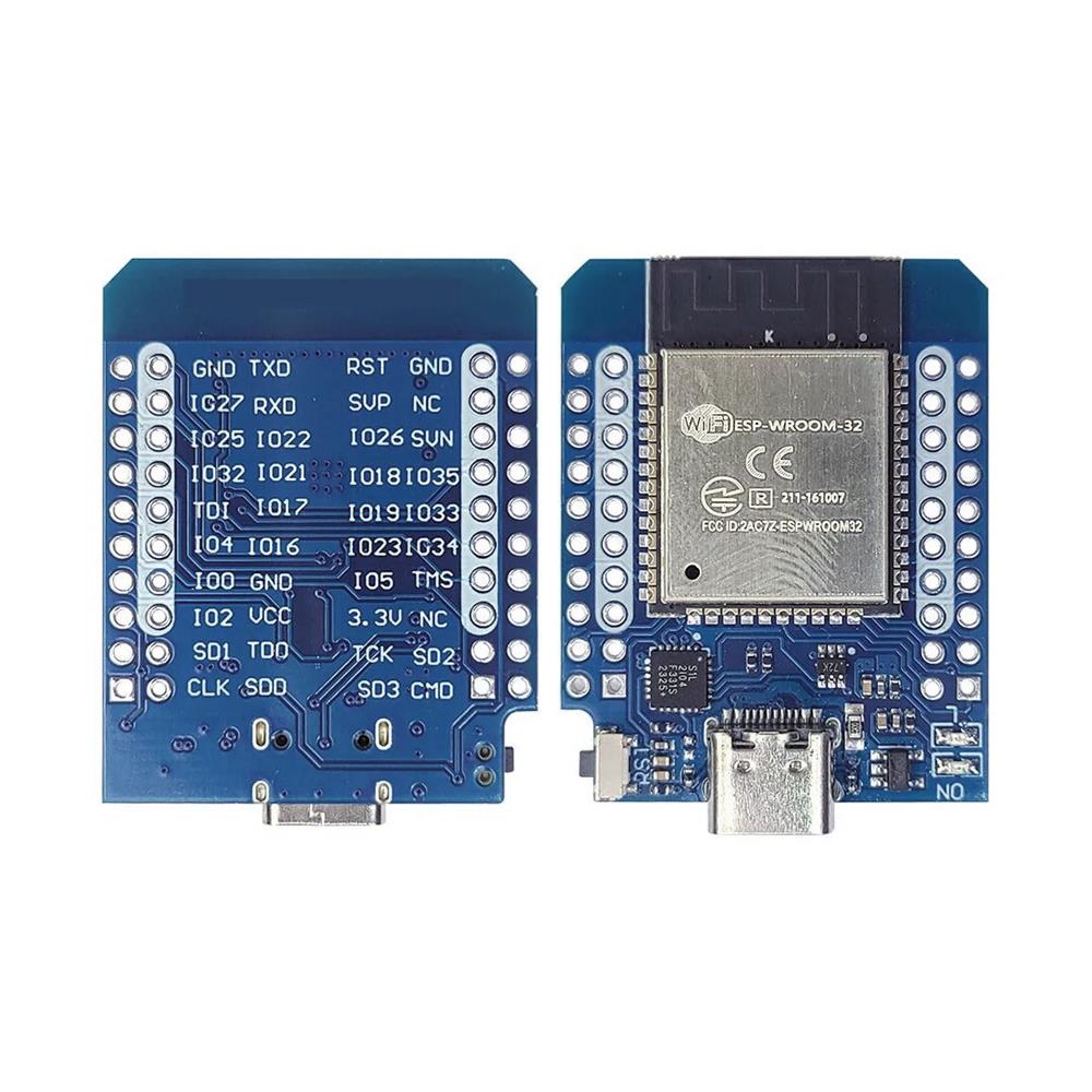 D1 Mini NodeMCU ESP32 WROOM WiFi IoT Dev Kit Board Arduino - USB-C Tasmota 15
