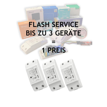 Tasmota Flash Service für Sonoff, Blitzwolf, Gosund, Shelly, Arilux, ESP Device