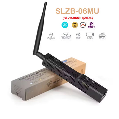 SMLIGHT SLZB-06MU Zigbee LAN PoE USB Wi-Fi Adapter Z2MQTT ZHA Thread EFR32MG21