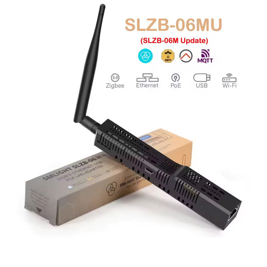 SMLIGHT SLZB-06MU Zigbee LAN PoE USB Wi-Fi Adapter Z2MQTT ZHA Thread EFR32MG21