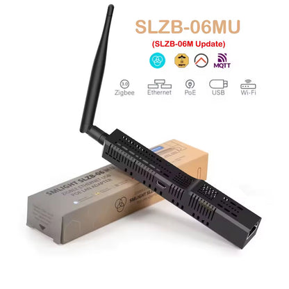 SMLIGHT SLZB-06MU Zigbee LAN PoE USB Wi-Fi Adapter Z2MQTT ZHA Thread EFR32MG21